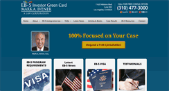 Desktop Screenshot of eb-5investorgreencard.com